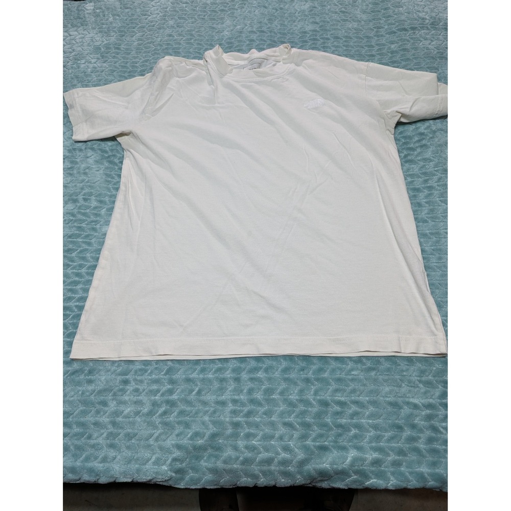 The‎ North Face Circular Design Cream Short Sleeve T-Shirt Womens Small